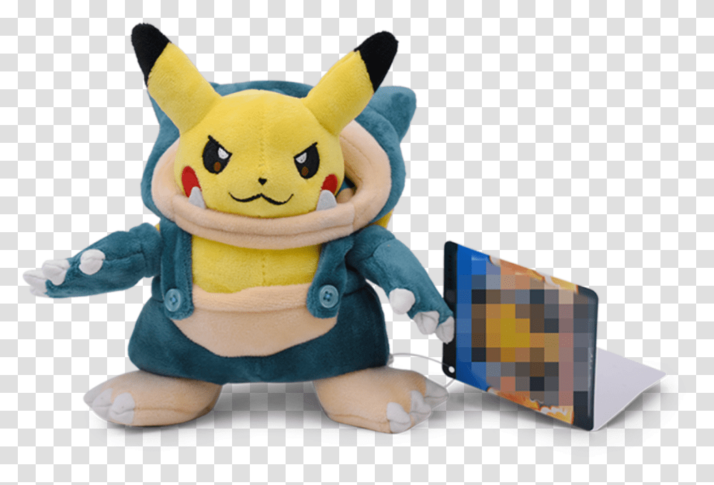 Pikachu Cosplay Snorlax Plush Stuffed Toy, Figurine Transparent Png