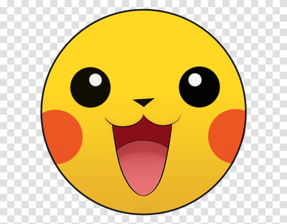Pikachu Face Pikachu Button, Pac Man, Mouth, Lip Transparent Png