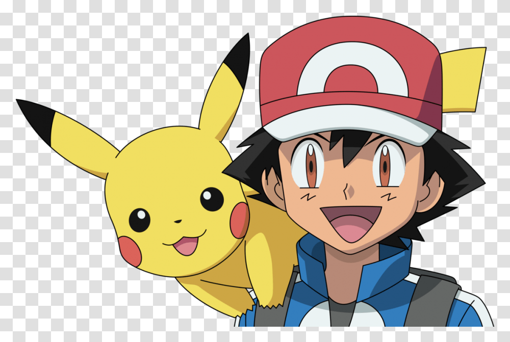 Pikachu Files Pikachu And Ash, Graphics, Art, Clothing, Person Transparent Png