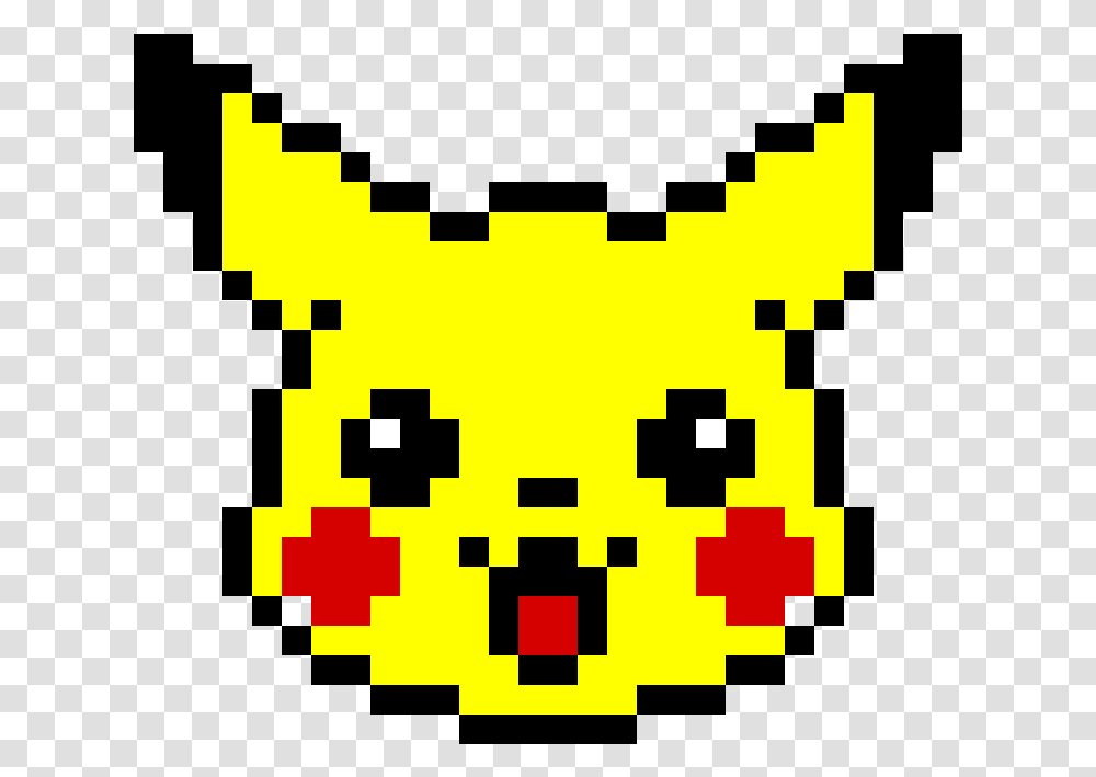 Pikachu Head Pixel Art, First Aid, Pac Man Transparent Png