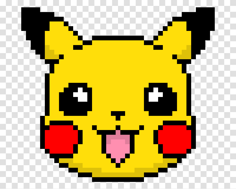 Pikachu Head Pixel Art, First Aid, Pac Man Transparent Png