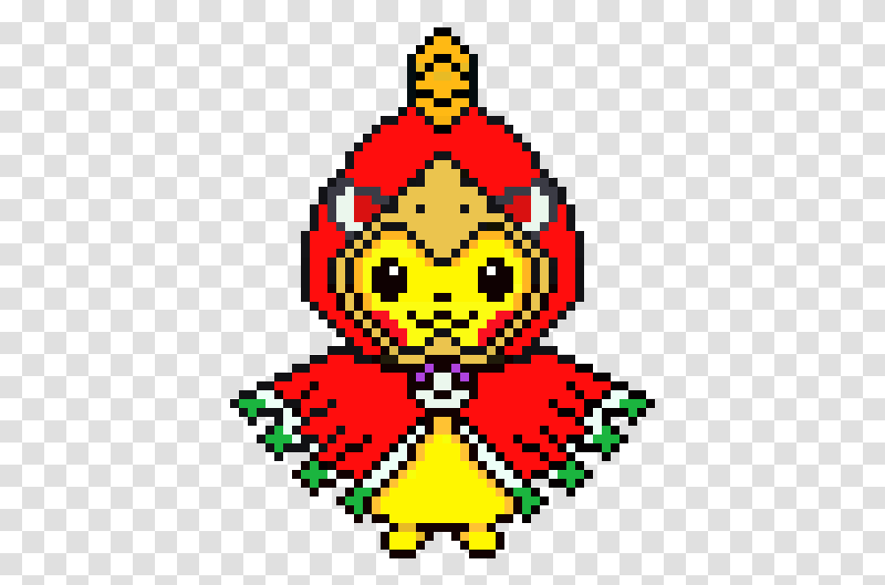 Pikachu Ho Oh Perler, Ornament, Pattern, Rug, Fractal Transparent Png