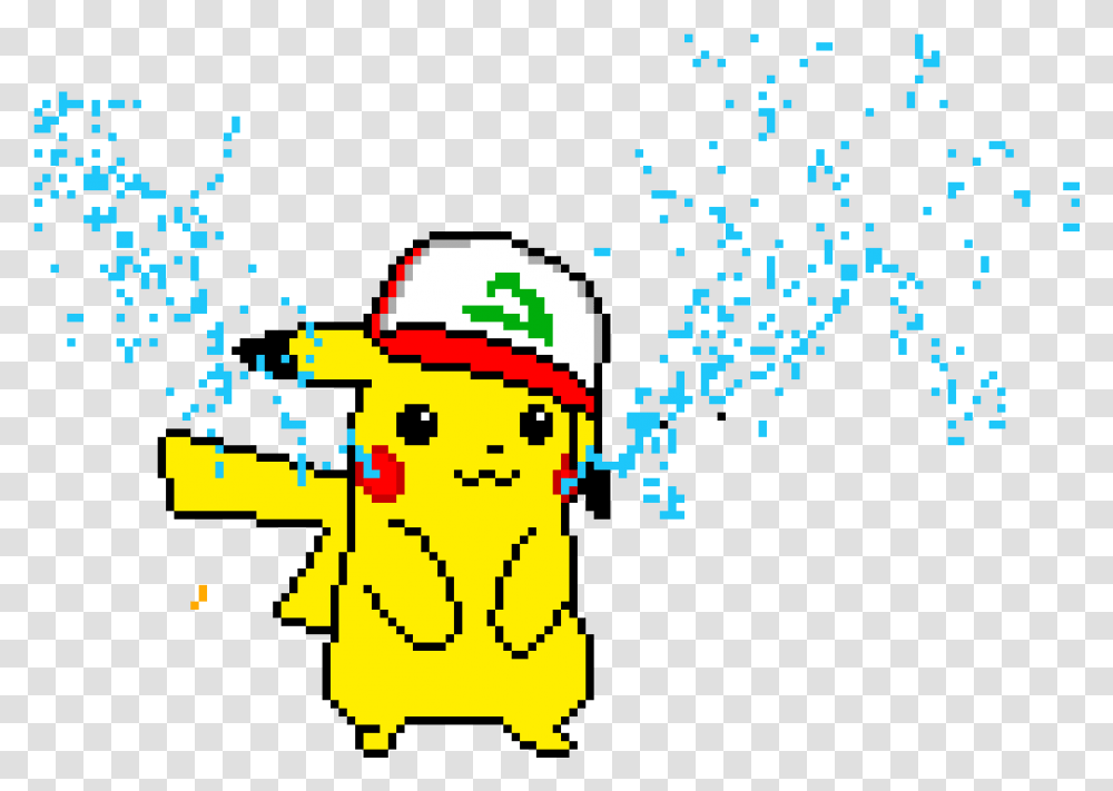 Pikachu Kawaii Pixel Art, Pac Man, Hydrant Transparent Png
