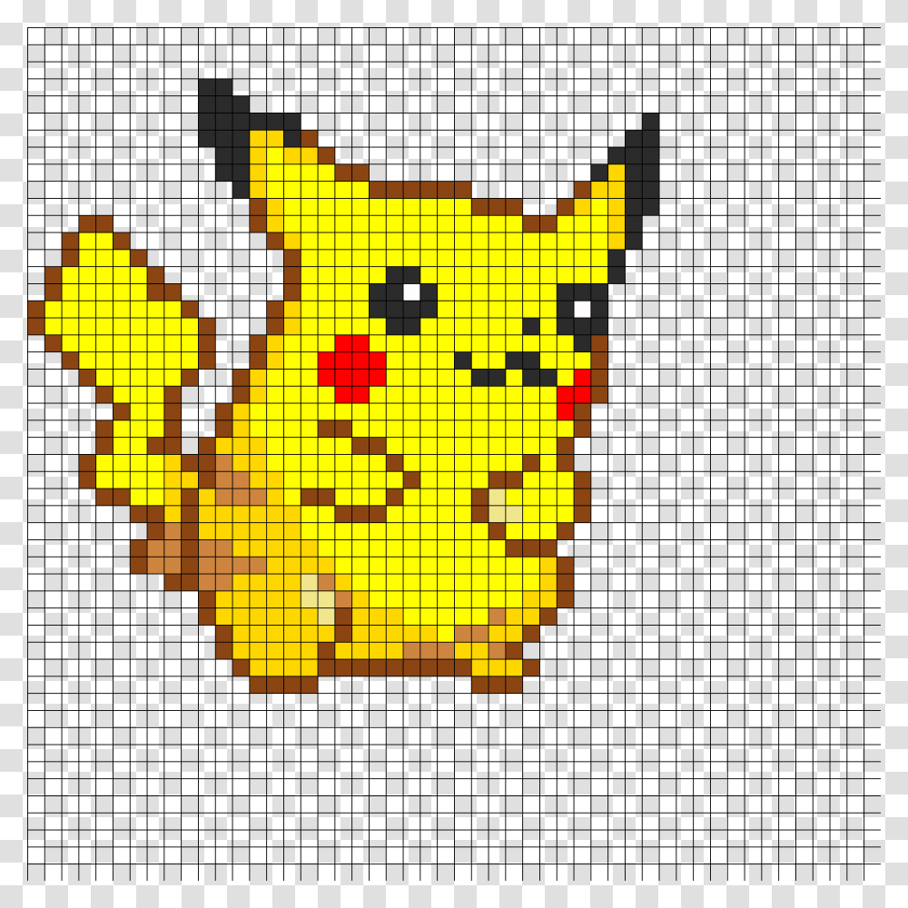 Pikachu Perler Bead Pokemon Patterns, Pac Man Transparent Png