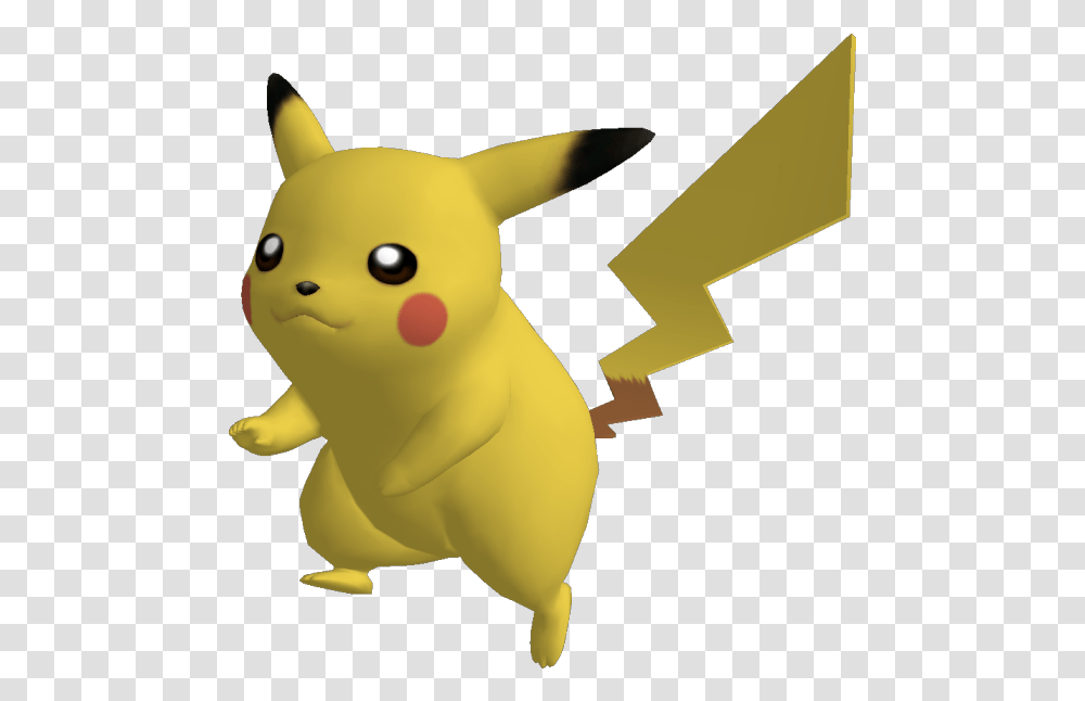 Pikachu Pikachu 3d Smash, Toy, Animal, Figurine, Mammal Transparent Png