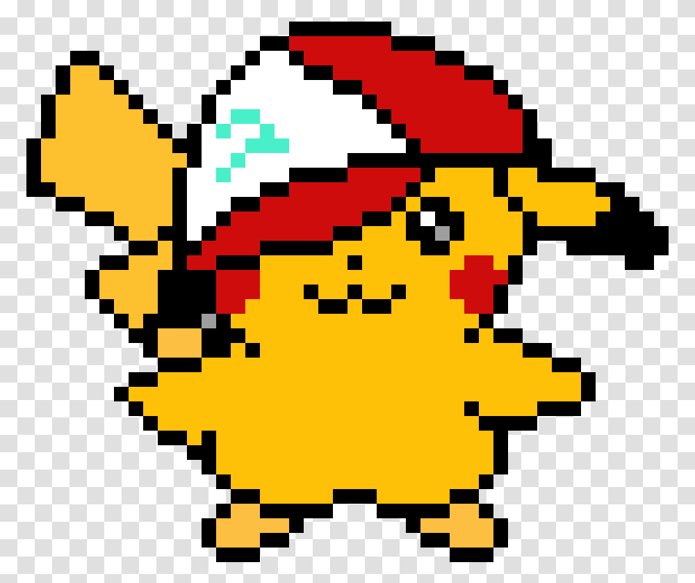 Pikachu Pixel Art Pokemon, Pac Man Transparent Png