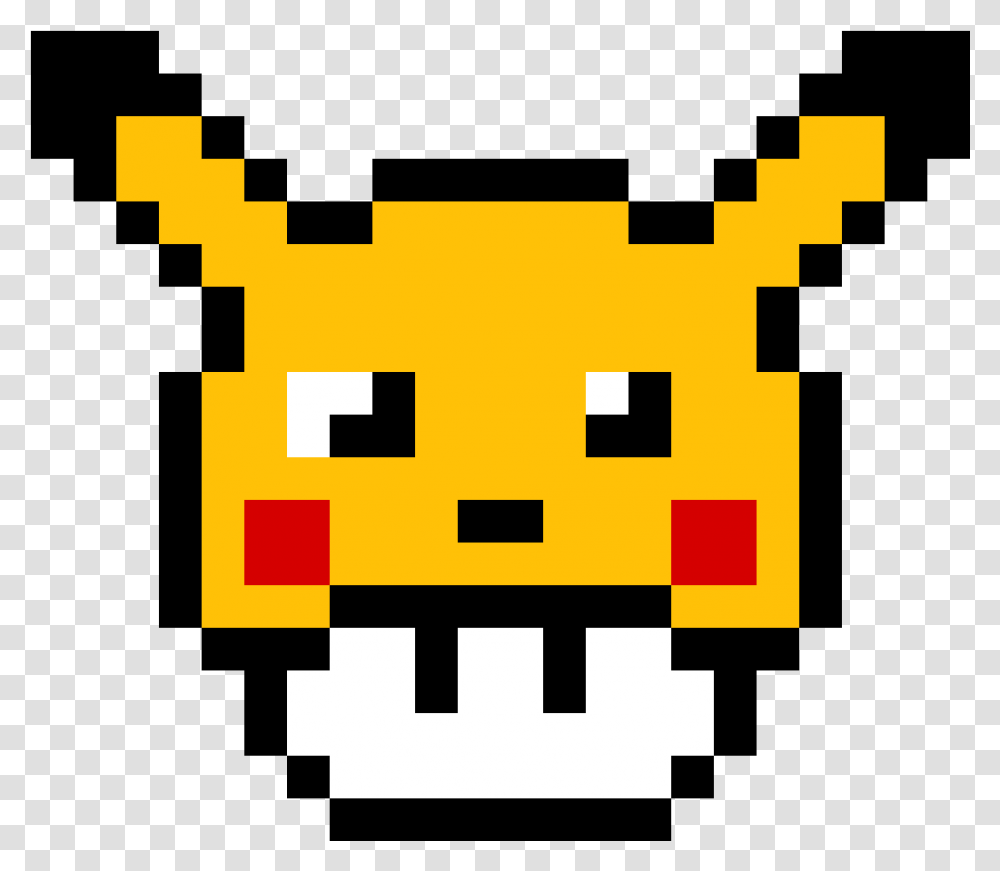 Pikachu Pixel Art Pokmon Drawing Minecraft Pixel Art Champignon Mario, First Aid, Pac Man Transparent Png