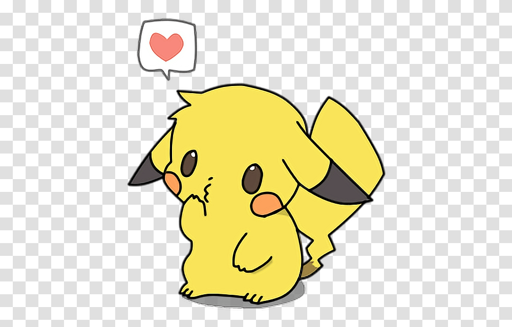 Pikachu Pokemon Cute Adorable Kawaii Kawaii Pikachu, Outdoors, Pac Man Transparent Png