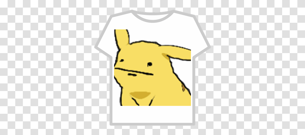 Pikachu Poker Roblox Pikachu Meme In Roblox, Clothing, Label, Text, T-Shirt Transparent Png