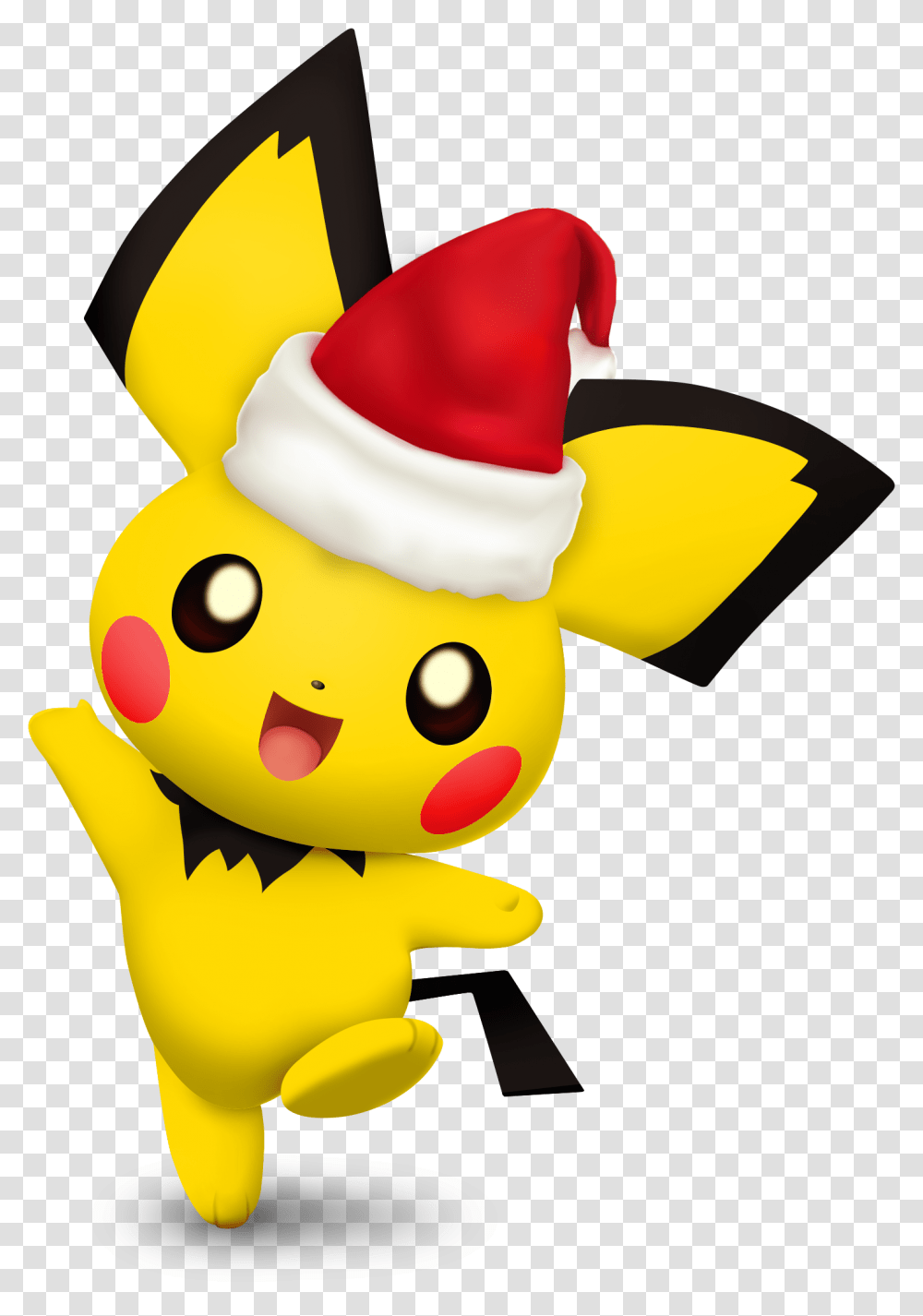 Pikachu Santa Hat Pokemon Go Super Smash Bros Switch Pichu, Toy, Performer, Sweets, Food Transparent Png