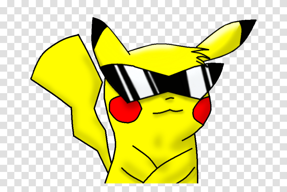 Pikachu With Glasses, Hand, Lifejacket, Vest Transparent Png