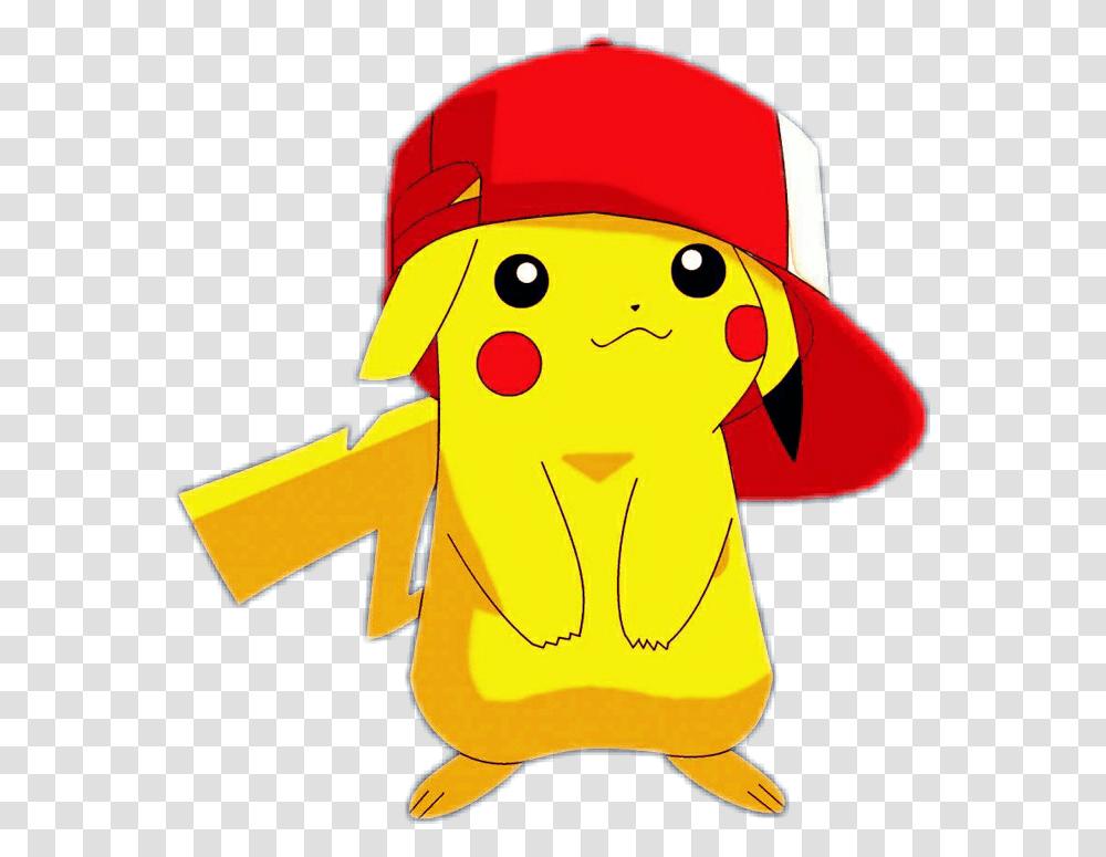 Pikachu With Red Hat, Apparel, Outdoors, Photography Transparent Png