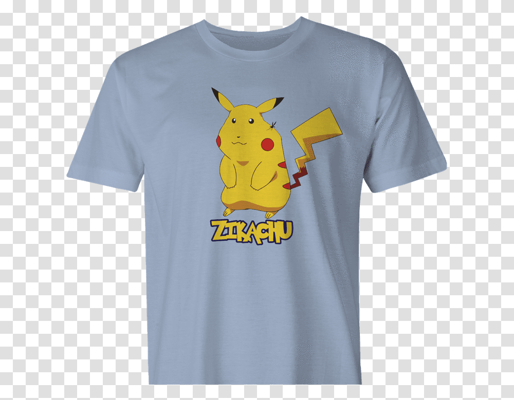 Pikachu Zika Zikachu Pokemon Men's T Shirt Active Shirt, Apparel, T-Shirt Transparent Png