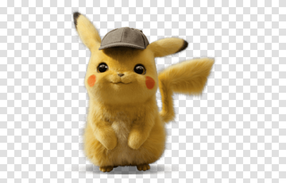 Pikareynolds Pokemon Detective Pikachu, Figurine, Toy, Plush, Sweets Transparent Png
