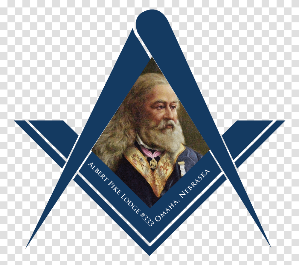 Pike Lodge 333 Logo Square And Compass Clipart, Person, Human, Triangle Transparent Png