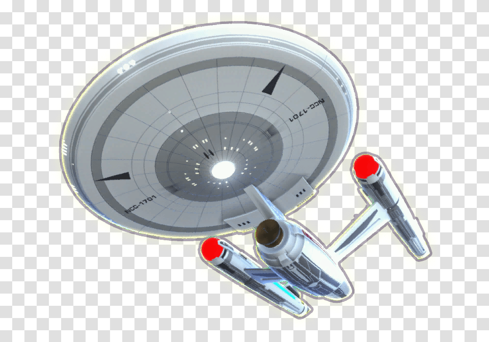Pikes U S S Enterprise Circle Star Trek Timelines Pike's Enterprise, Aircraft, Vehicle, Transportation, Spaceship Transparent Png