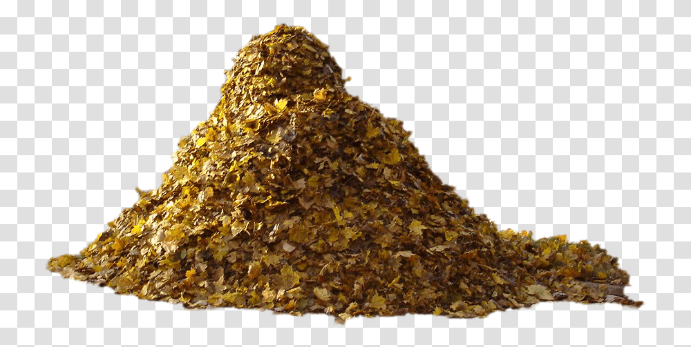 Pile Of Autumn Leaves Tree, Gold, Food, Plant, Spice Transparent Png