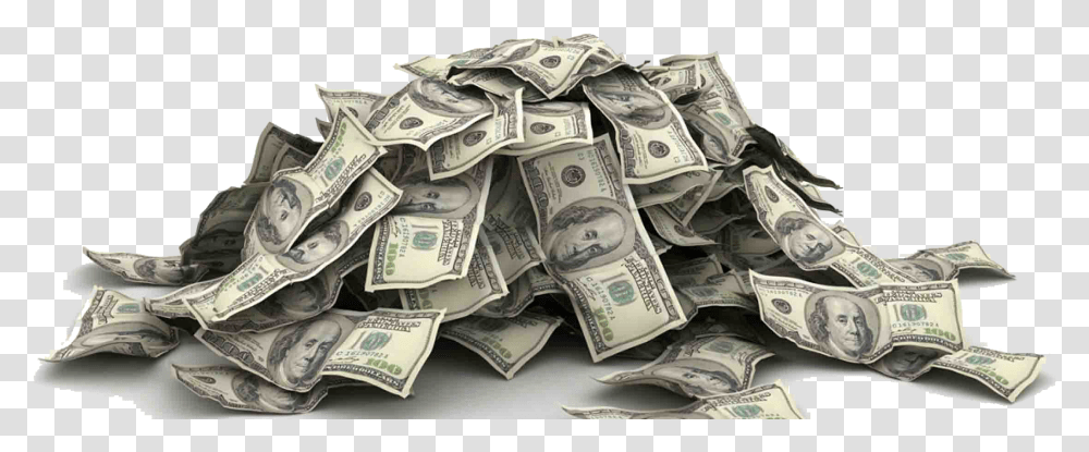 Pile Of Cash Pile Of Money, Dollar, Person, Human Transparent Png