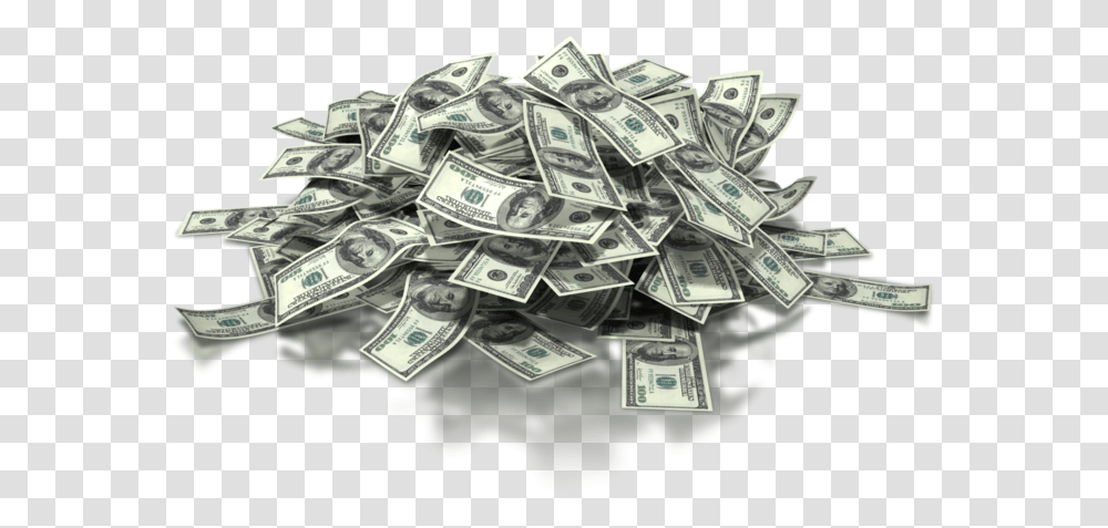 Pile Of Money, Dollar Transparent Png