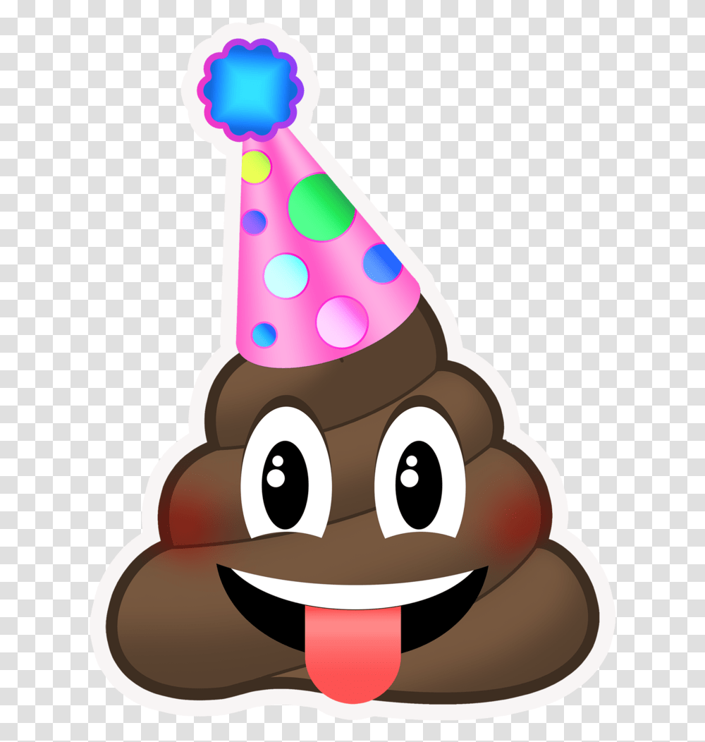Pile Of Poo Emoji Birthday Happiness T Shirt Poop Emoji Birthday Meme, Apparel, Toy, Party Hat Transparent Png
