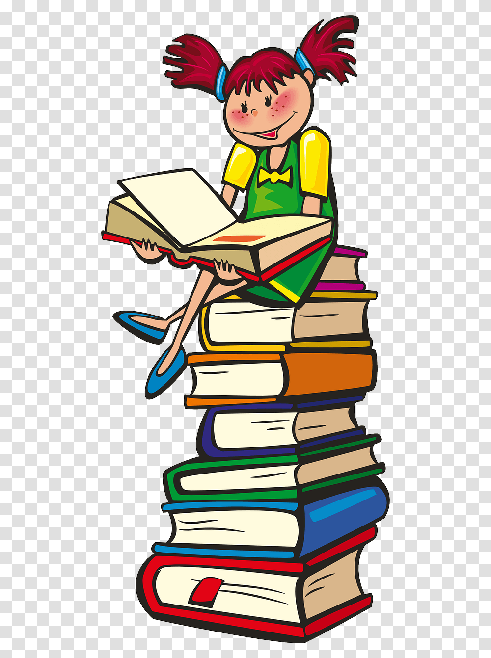 Pile Of Reading Books, Indoors, Library, Room Transparent Png