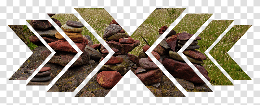 Pile Of Rocks Grass, Rubble, Rust, Brick, Leaf Transparent Png