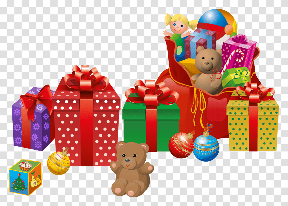 Pile Of Toys Clipart Christmas Presents Clipart, Gift Transparent Png