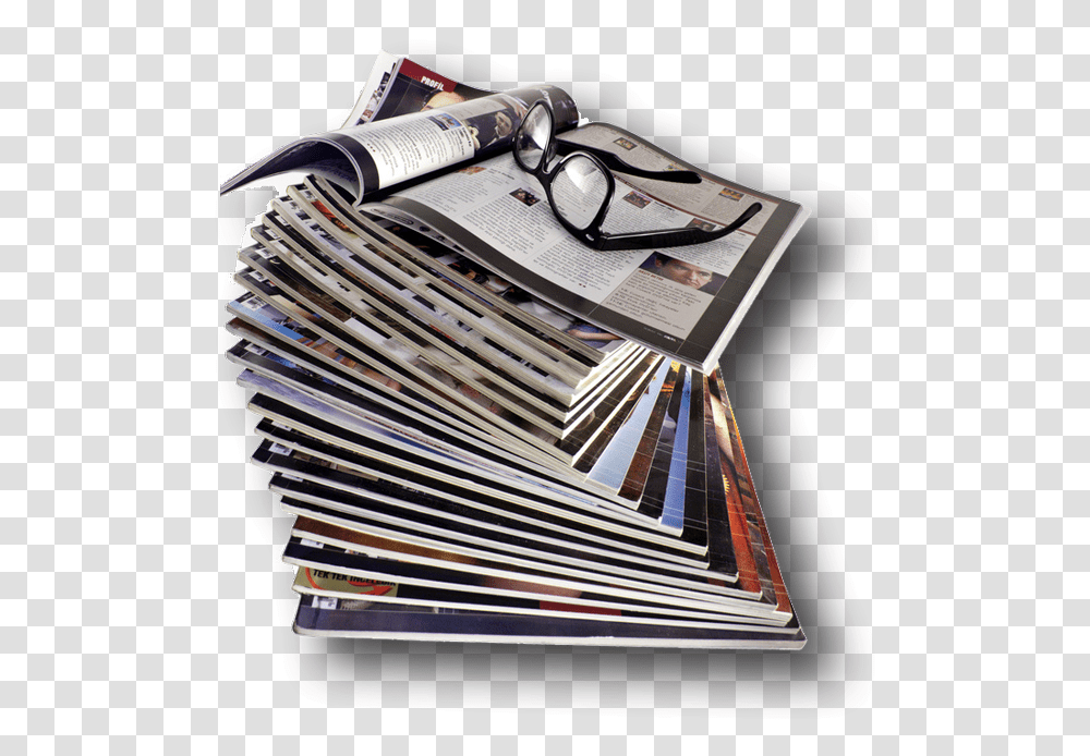 Pile Stack Of Magazines Stack Of Magazines, Newspaper, Piano, Leisure Activities Transparent Png