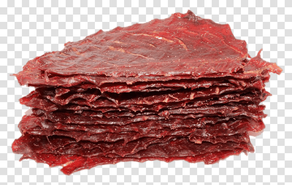 Piled Up Slices Of Beef Jerky Sheet Of Beef Jerky, Jewelry, Accessories, Accessory, Ornament Transparent Png