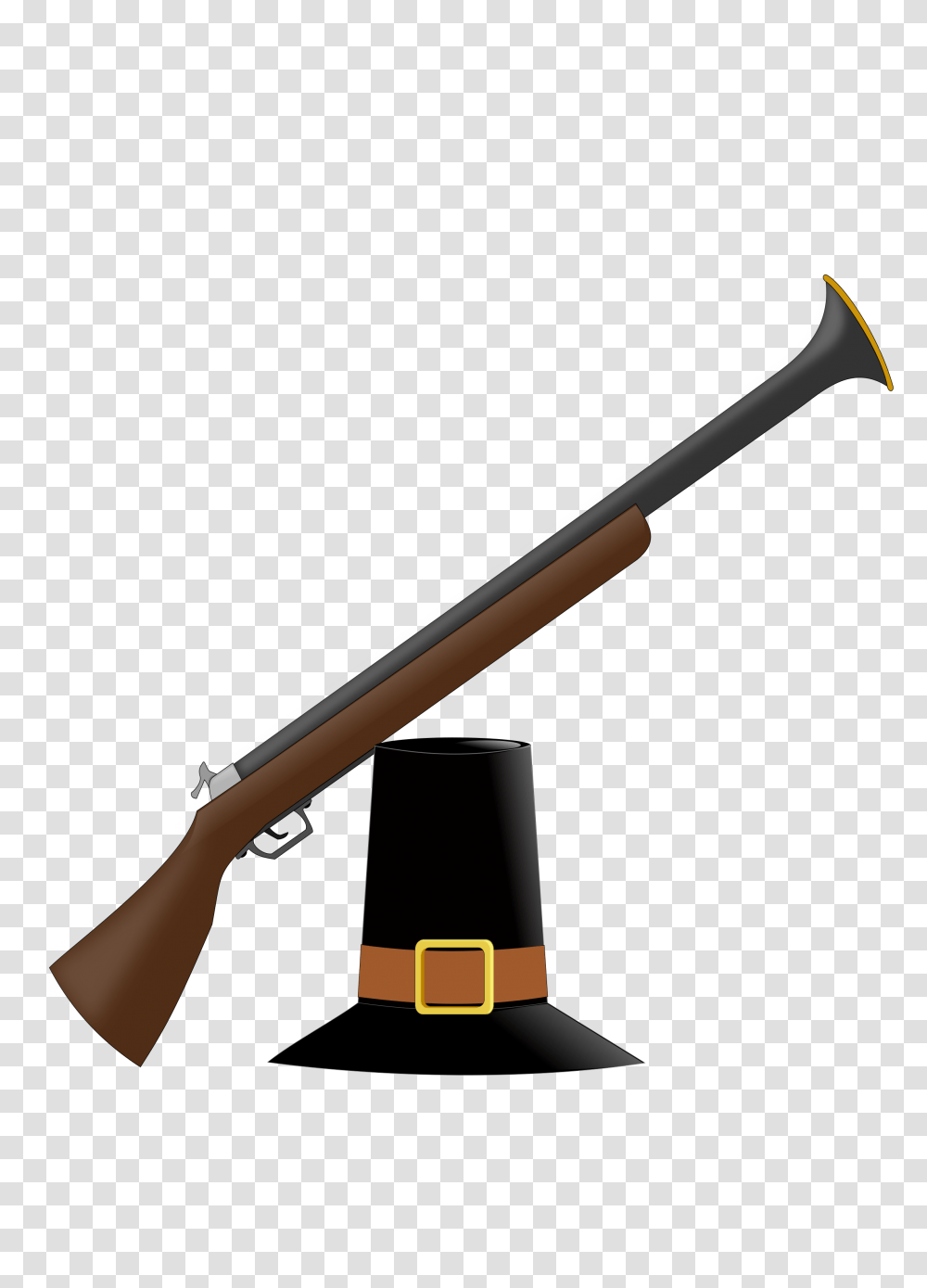 Pilgrim Clipart Musket, Weapon, Weaponry, Axe, Tool Transparent Png