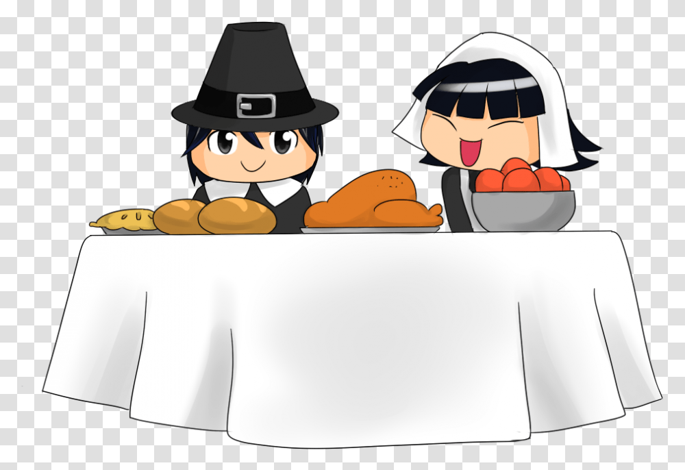 Pilgrim Cute Thanksgiving, Helmet, Hat, Food Transparent Png