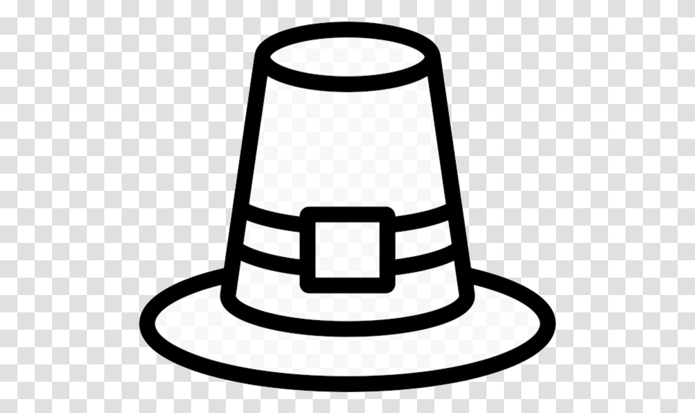 Pilgrim Hat Rubber Stamp Drawing Clipart Clip Art Thanksgiving Hat, Apparel, Cowboy Hat Transparent Png