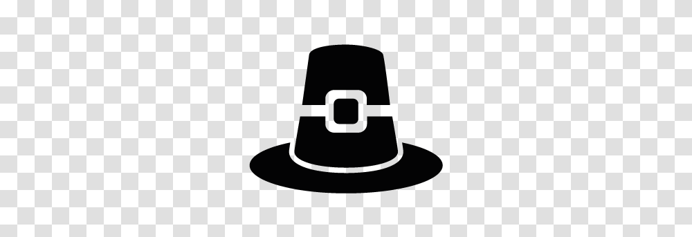 Pilgrim Hat Silhouette Image Clip Art, Apparel, Cowboy Hat, Sombrero Transparent Png