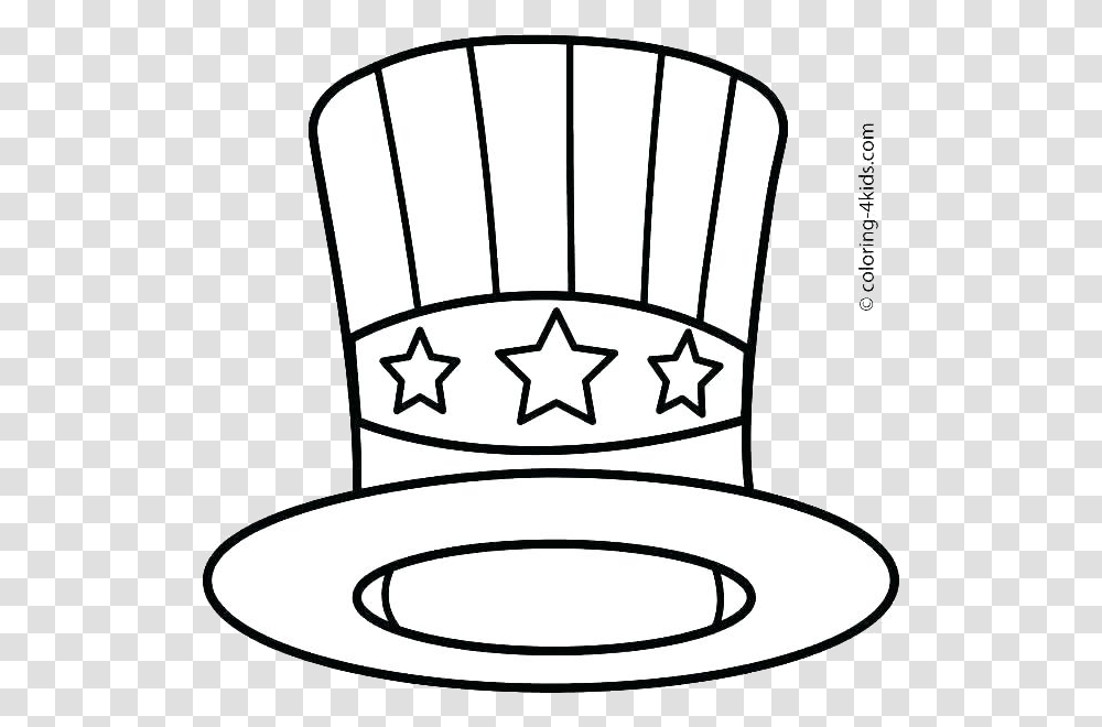 Pilgrim Hat X Drawing At Free For Personal Use Boy American Hat Coloring Page, Baseball Cap, Apparel Transparent Png