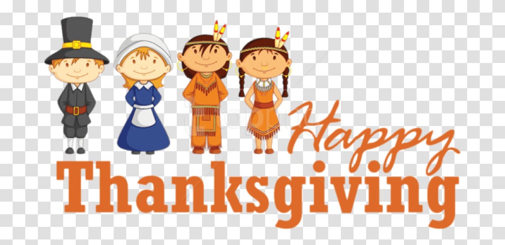 Pilgrims Cliparts Clear Background Happy Thanksgiving Clipart, Person, Human, People, Halloween Transparent Png