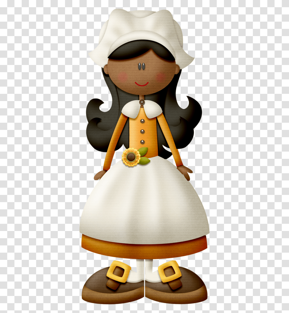 Pilgrims Girl Clipart, Doll, Toy, Figurine, Person Transparent Png