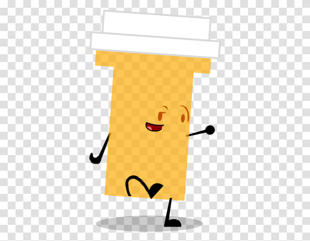 Pill Bottle Bfdi Download Pill Bfdi, Label, Mailbox, Letterbox Transparent Png