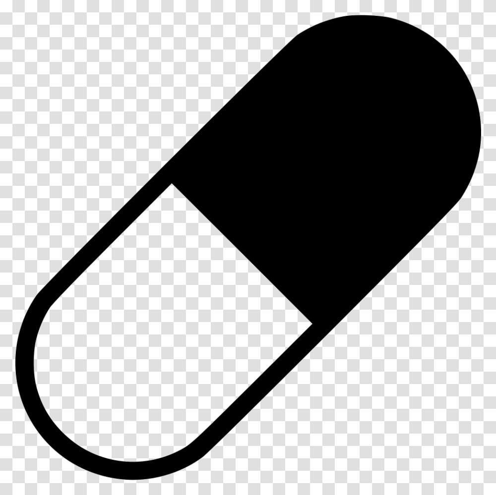 Pill Medicine Pharmacy Drug Medical Capsule Icon, Medication, Rubber Eraser Transparent Png