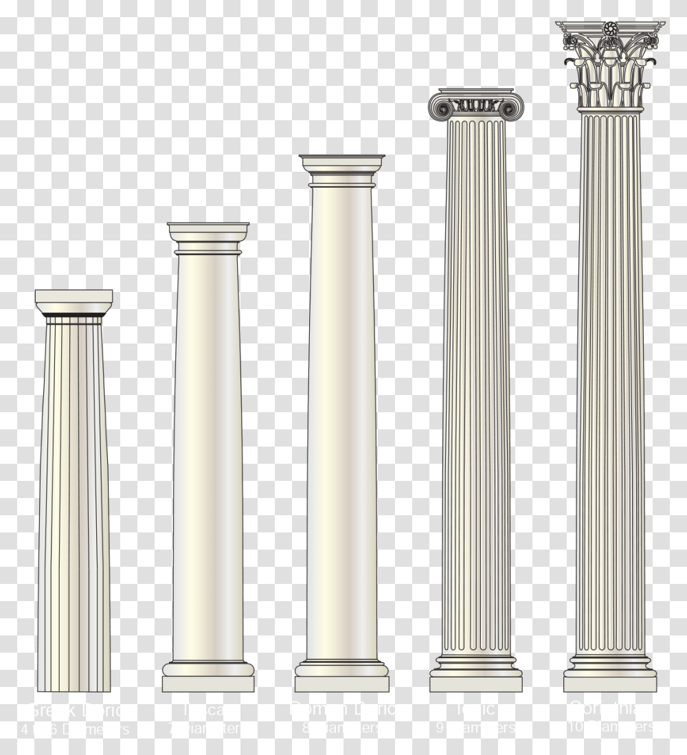 Pillar Doric Architectural Columns, Architecture, Building, Sink Faucet Transparent Png