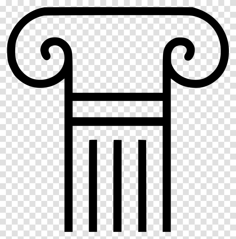 Pillar Icon Free Download, Stencil, Emblem, Architecture Transparent Png