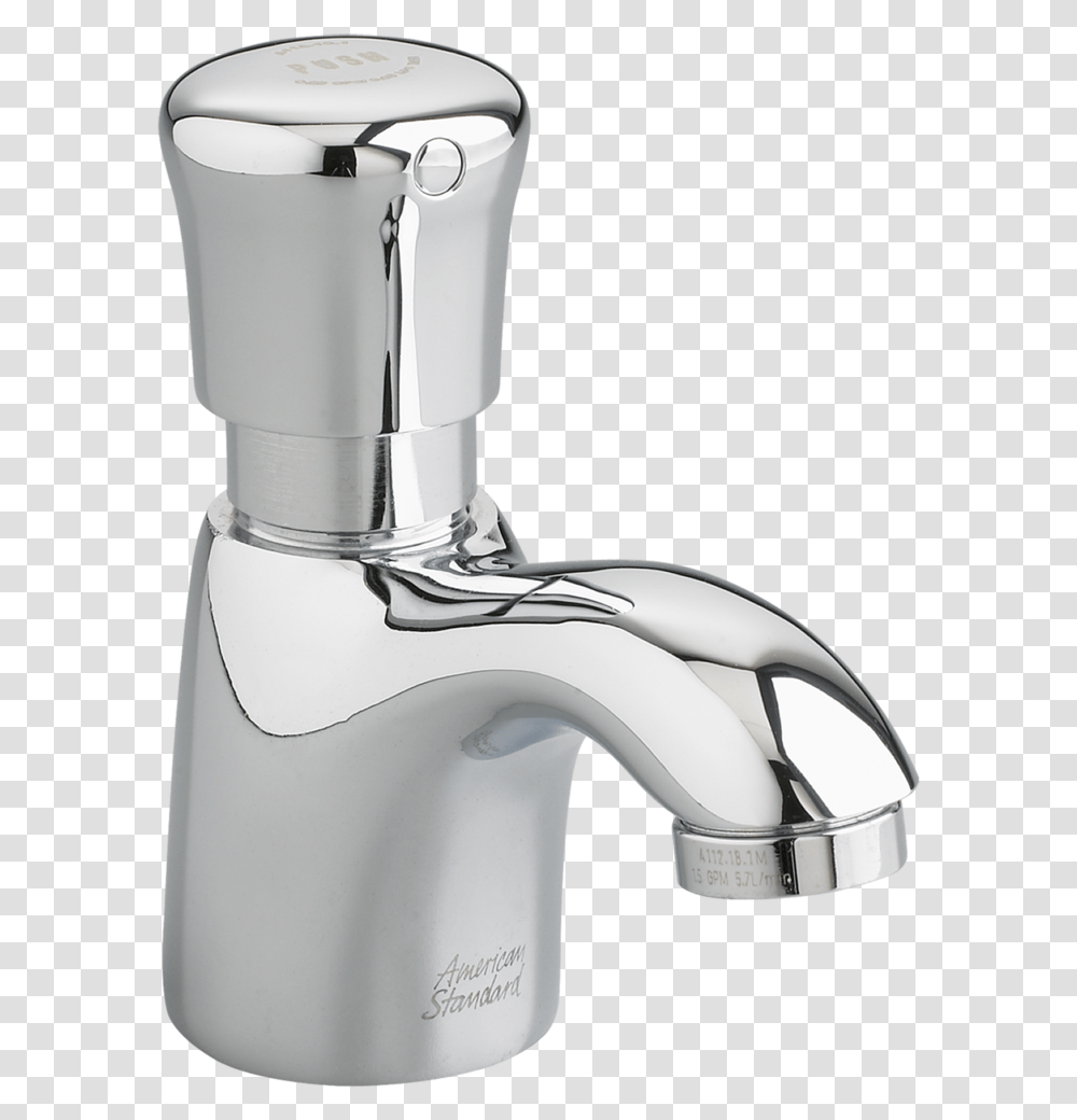 Pillar Tap Metering Faucet With Extended Spout American Standard Metering Faucet, Sink Faucet, Indoors, Mixer, Appliance Transparent Png
