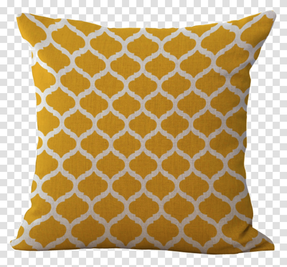 Pillow Background Yellow Pillow, Cushion, Rug, Purse, Handbag Transparent Png