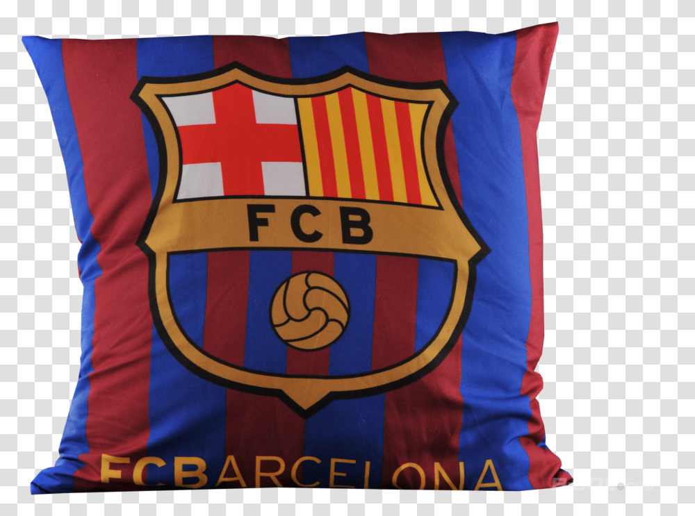 Pillow Fc Barcelona Mikrofibra Logo Pasy Fc Barcelona, Cushion, Apparel Transparent Png