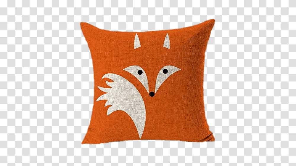 Pillow Fox Design Animal Cushion Cover, Rug Transparent Png