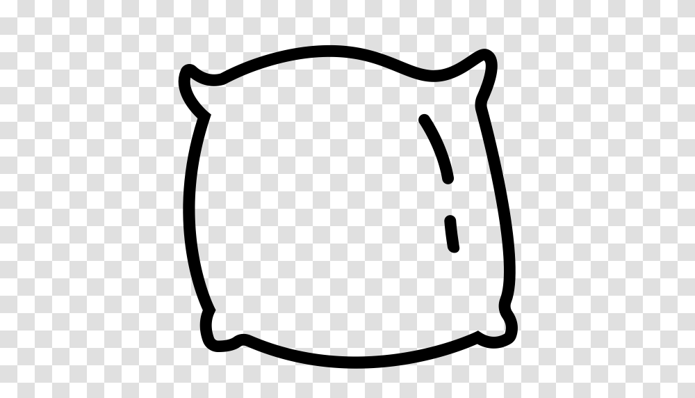 Pillow Linear Lovely Icon With And Vector Format For Free, Gray, World Of Warcraft Transparent Png