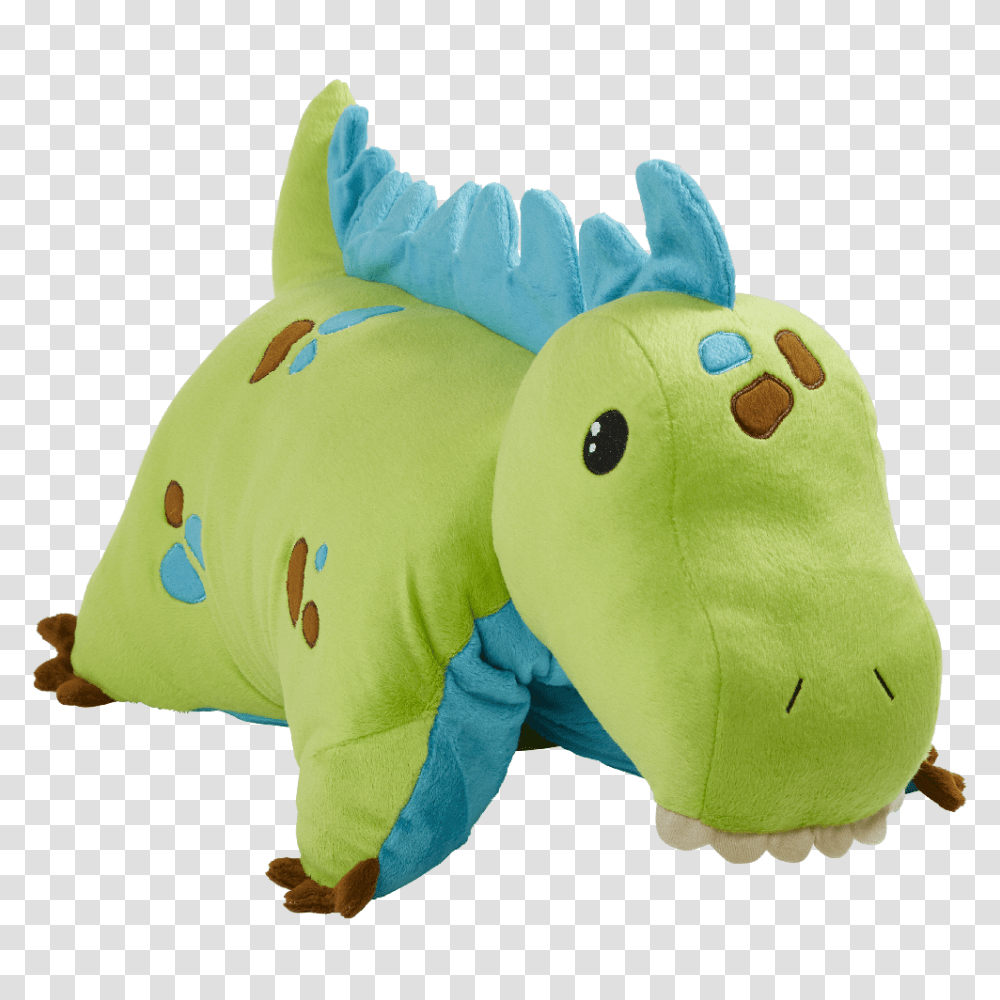 Pillow Pet My First Green Dinosaur Inch Large Plush Stuffed, Toy Transparent Png