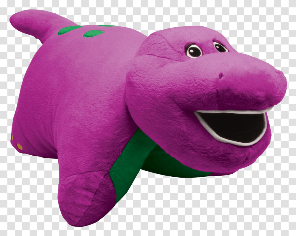 Pillow Pets Barney Free Baby Barney, Cushion, Toy, Plush, Mascot Transparent Png