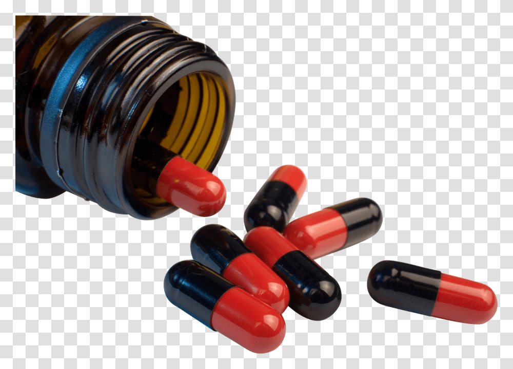 Pills Coming Out From Bottle Image Hap, Capsule, Medication Transparent Png