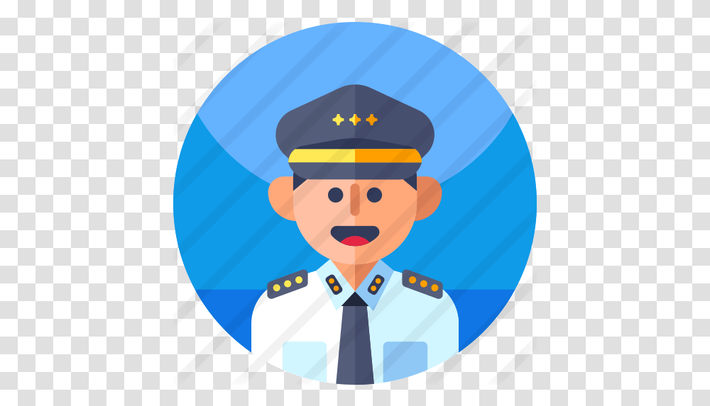 Pilot Cartoon, Military, Military Uniform, Officer, Captain Transparent Png