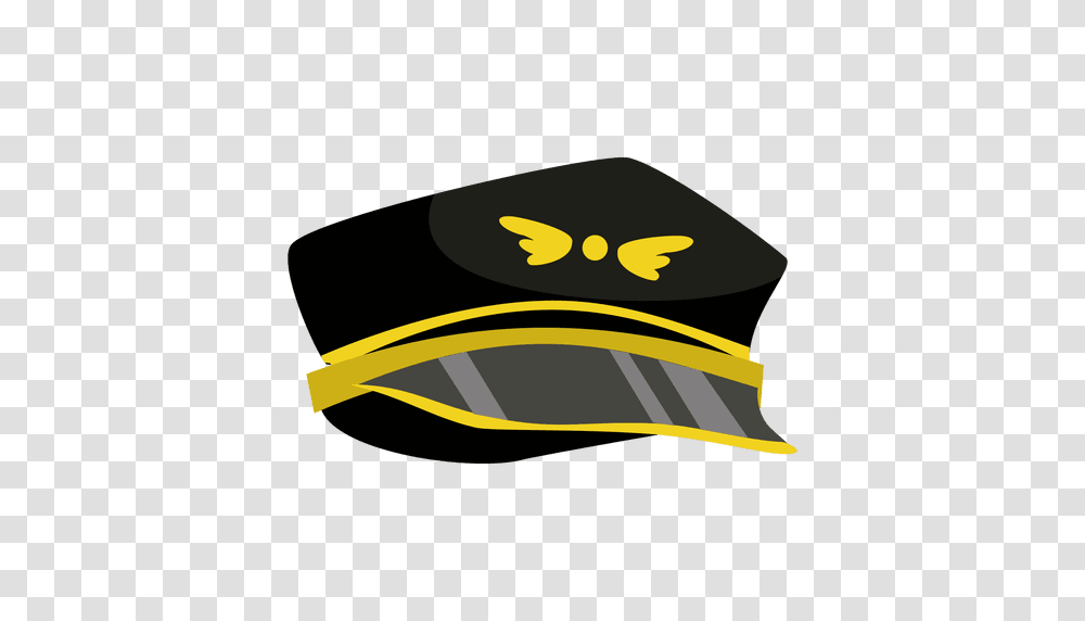 Pilot Hat Cartoon, Label Transparent Png